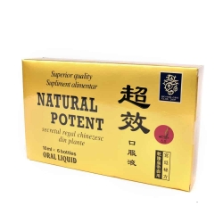 Natural Potent, 6 fiole, supliment potenta maxima, China