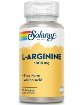 L Arginine Solaray, 30 tablete, Secom