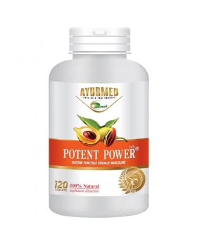 Potent Power, 120 pastile potenta naturiste, Ayumed